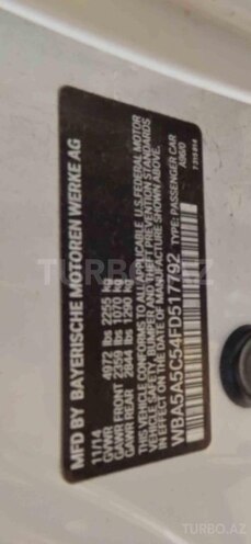 BMW 528 2014, 138,500 km - 2.0 l - Bakı