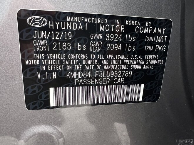 Hyundai Elantra 2020, 83,000 km - 2.0 l - Bakı