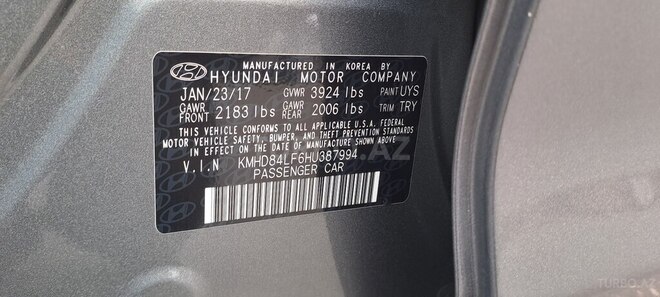 Hyundai Elantra 2017, 96,993 km - 2.0 l - Bakı