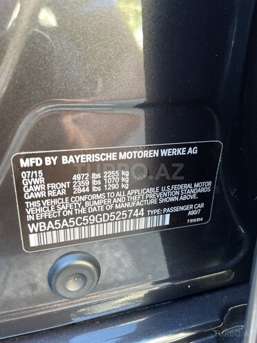 BMW 528 2015, 156,000 km - 2.0 l - Bakı