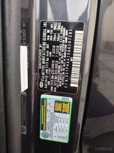 Kia Sorento 2015, 188,293 km - 2.0 l - Şəki
