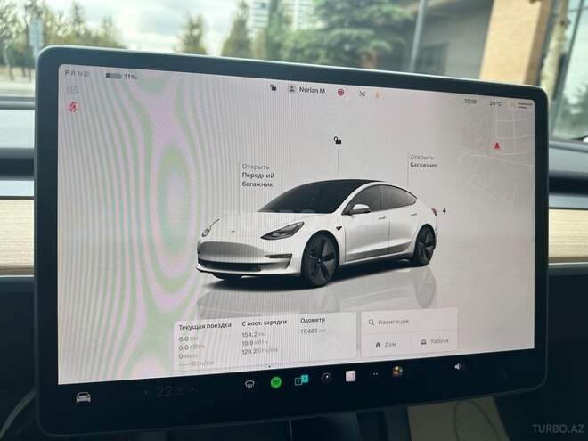 Tesla Model 3 2023, 17,500 km - 0.0 l - Bakı