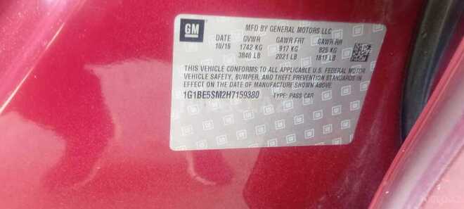 Chevrolet Cruze 2016, 246,000 km - 1.4 л - Bakı