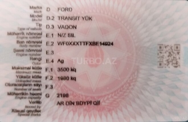 Ford Transit 2011, 219,000 km - 2.2 l - Bakı