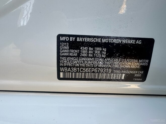 BMW 320 2013, 240,000 km - 2.0 l - Bakı