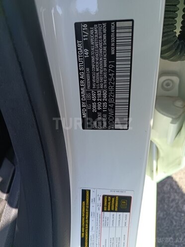 Mercedes C 300 2016, 93,750 km - 2.0 l - Bakı