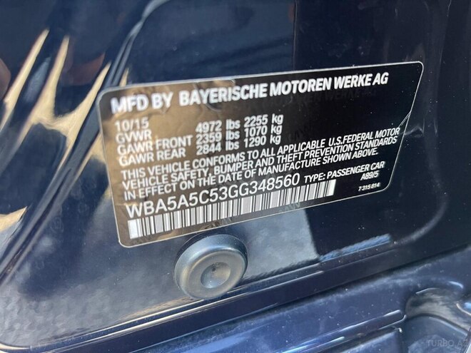 BMW 528 2015, 136,000 km - 2.0 l - Bakı
