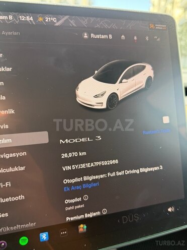 Tesla Model 3 2023, 26,000 km - 0.0 l - Bakı