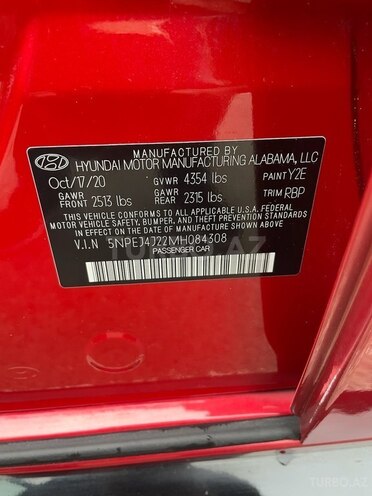 Hyundai Sonata 2020, 291,000 km - 1.6 л - Bakı