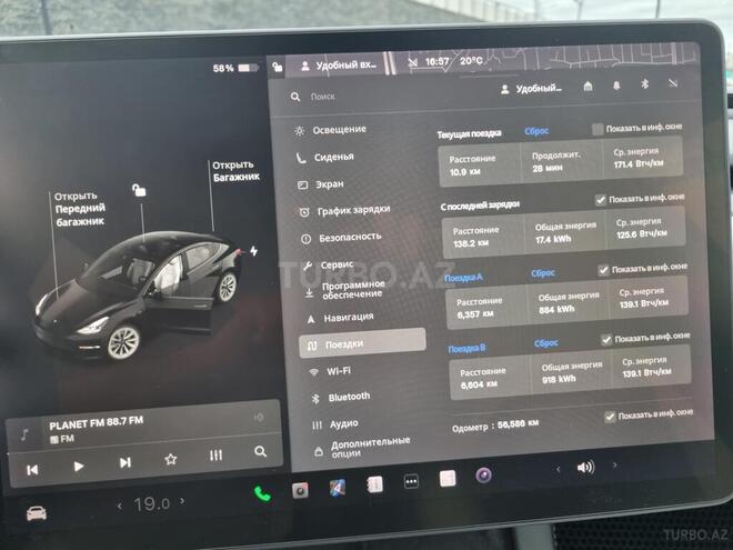 Tesla Model 3 2021, 56,500 km - 0.0 л - Bakı