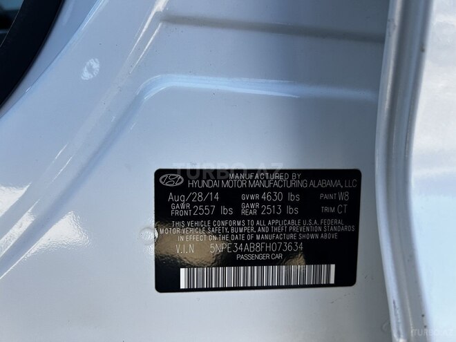 Hyundai Sonata 2015, 189,582 km - 2.0 л - Bakı