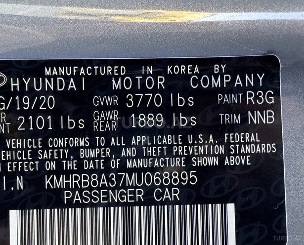 Hyundai Venue 2020, 105,000 km - 1.6 л - Bakı