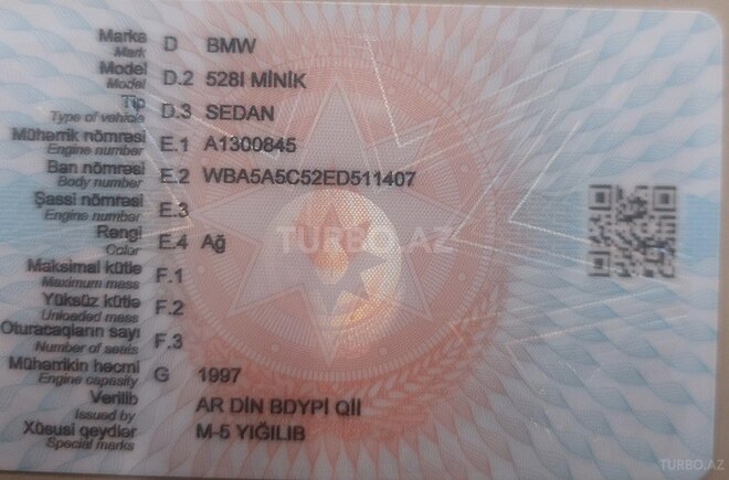 BMW 528 2014, 180,000 km - 2.0 l - Bakı