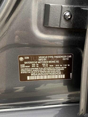 BMW 328 2015, 180,000 km - 2.0 l - Bakı