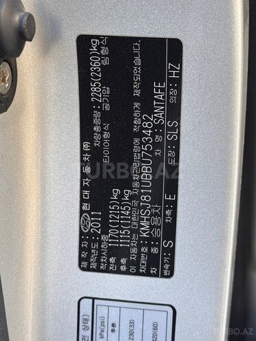 Hyundai Santa Fe 2011, 337,000 km - 2.0 л - Bakı