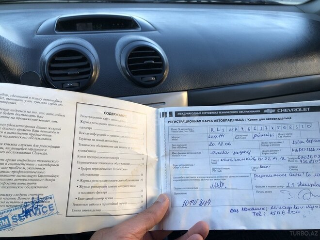 Chevrolet Lacetti 2006, 180,460 km - 1.6 l - Bakı
