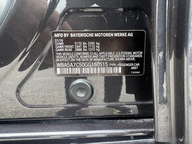BMW 528 2016, 254,276 km - 2.0 l - Bakı