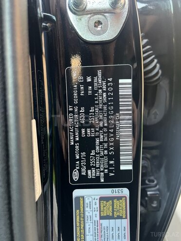 Kia Optima 2016, 149,400 km - 2.0 л - Bakı