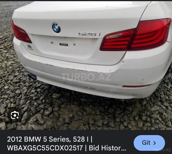 BMW 525 2012, 225,000 km - 2.0 l - Bakı