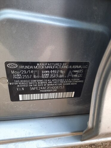 Hyundai Sonata 2014, 279,646 km - 2.4 l - Bakı