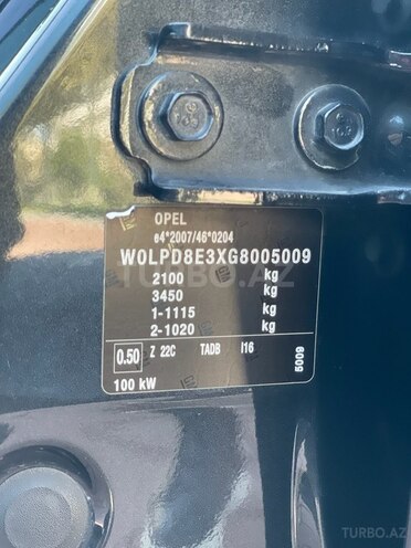 Opel Astra 2015, 253,000 km - 1.6 l - Bakı