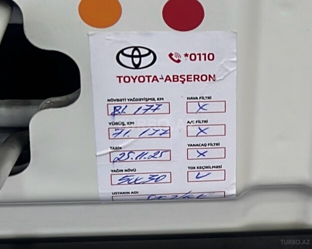 Toyota Land Cruiser Prado 2015, 71,000 km - 2.7 l - Bakı