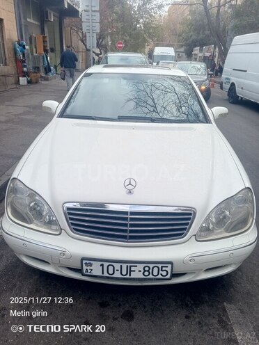 Mercedes S 320 2001, 120,000 km - 3.2 л - Bakı