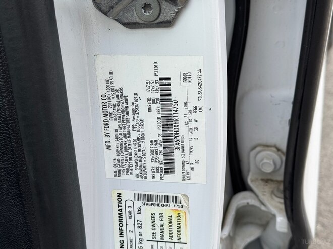 Ford Fusion (North America) 2017, 267,650 km - 1.5 l - Bakı
