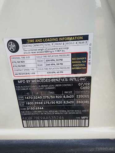 Mercedes GL 450 4MATIC 2009, 190,000 km - 4.7 l - Bakı