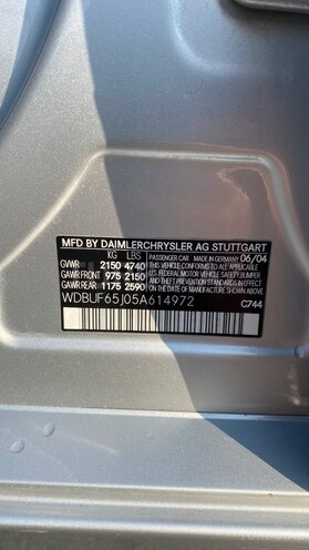 Mercedes E 320 2005, 330,489 km - 3.2 l - Qəbələ