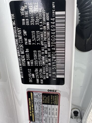 Hyundai Santa Fe 2013, 118,000 km - 2.0 l - Bakı