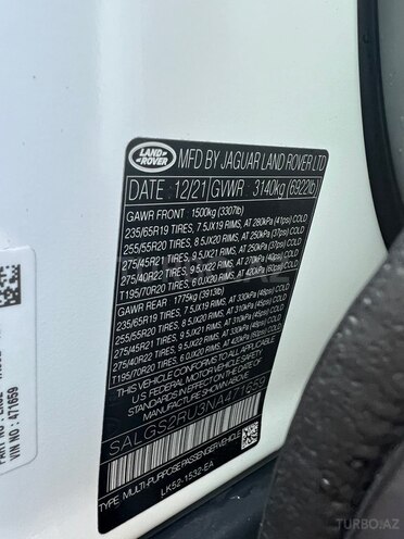Land Rover Range Rover 2021, 84,000 km - 3.0 l - Bakı