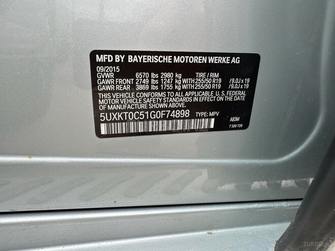 BMW X5 2016, 210,000 km - 2.0 l - Bakı