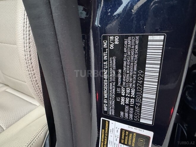 Mercedes C 300 2018, 85,000 km - 2.0 l - Bakı