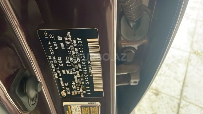 Kia Optima 2012, 210,824 km - 2.4 л - Bakı