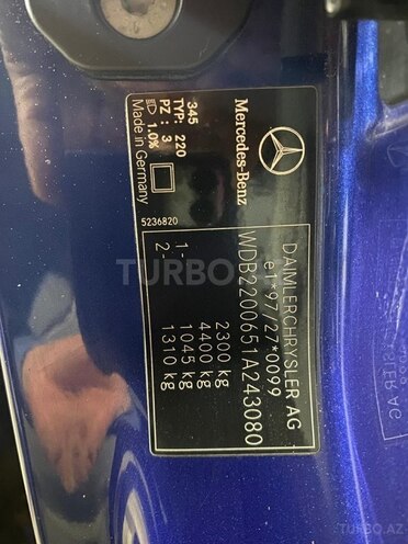 Mercedes S 280 2001, 421,000 km - 2.8 l - Gəncə