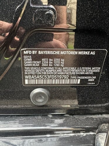 BMW 528 2015, 172,000 km - 2.0 l - Bakı