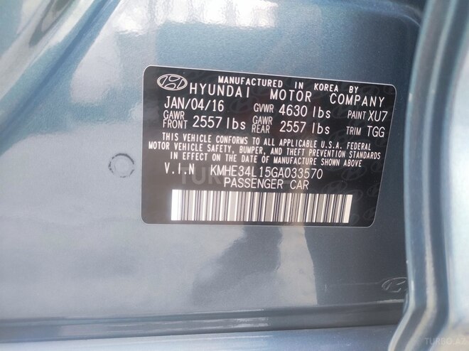 Hyundai Sonata 2016, 36,500 km - 2.0 l - Bakı