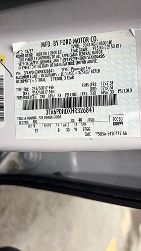 Ford Fusion (North America) 2017, 203,000 km - 1.5 l - Xırdalan