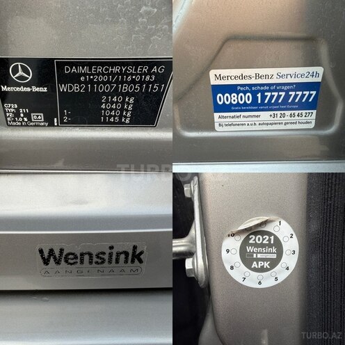 Mercedes E 220 2007, 280,000 km - 2.2 l - Gəncə