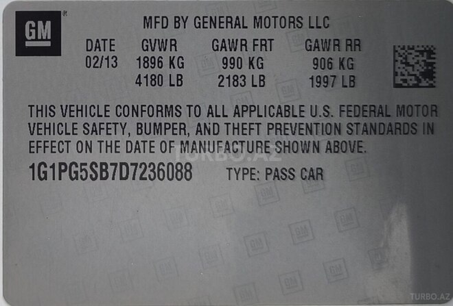 Chevrolet Cruze 2013, 255,000 km - 1.4 л - Bakı