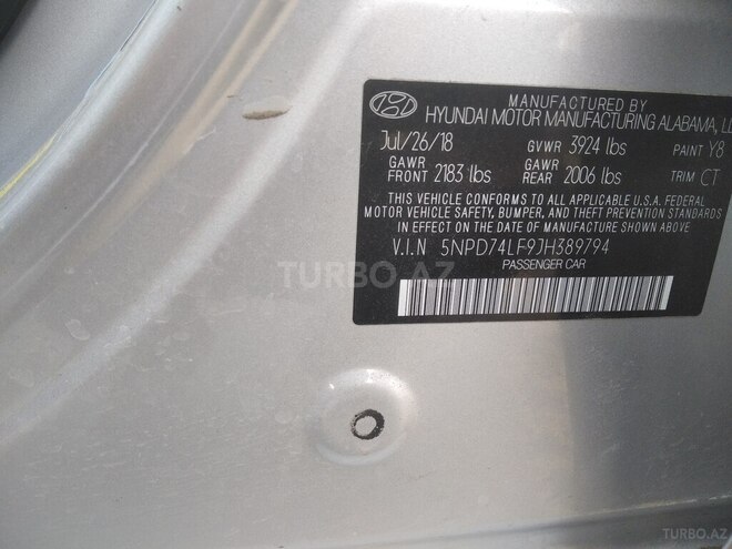 Hyundai Elantra 2018, 225,308 km - 2.0 л - Sumqayıt