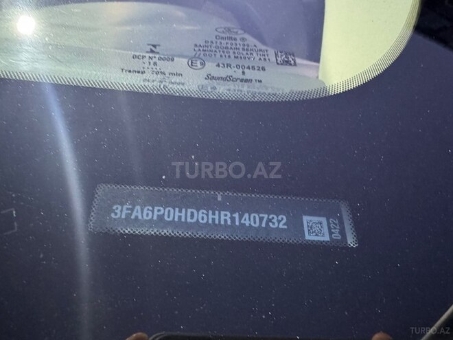 Ford Fusion (North America) 2017, 168,000 km - 1.5 л - Bakı