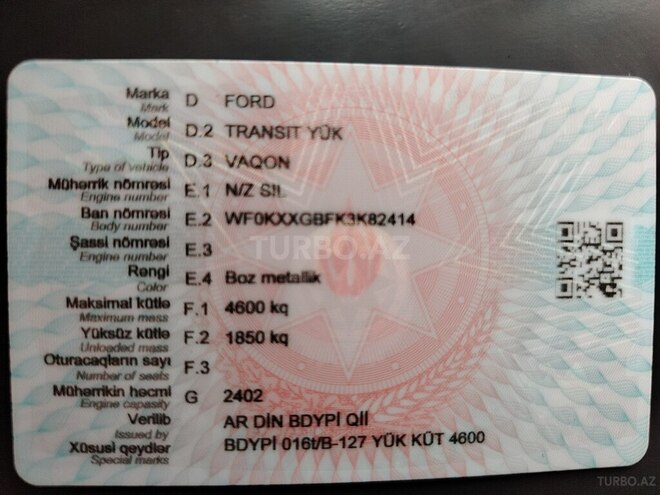 Ford Transit 2003, 322,160 km - 2.4 л - Bakı