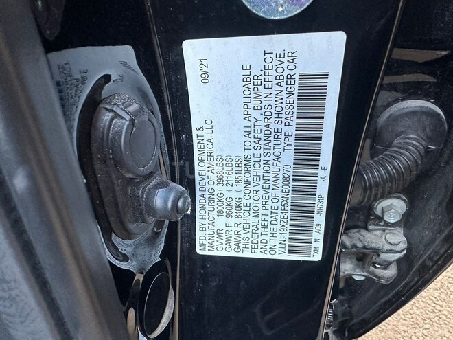 Honda Insight 2021, 99,000 km - 1.5 l - Bakı
