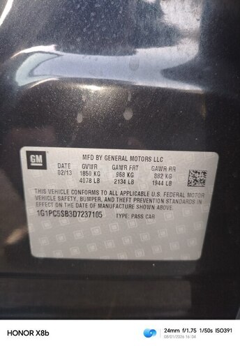 Chevrolet Cruze 2013, 223,000 km - 1.4 l - Gəncə