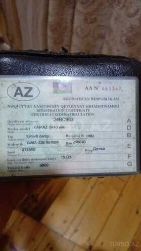 KamAz 5410 1982, 1,133,093 km - 11.0 l - Hacıqabul