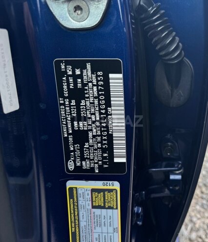 Kia Optima 2016, 232,833 km - 1.6 л - Gəncə