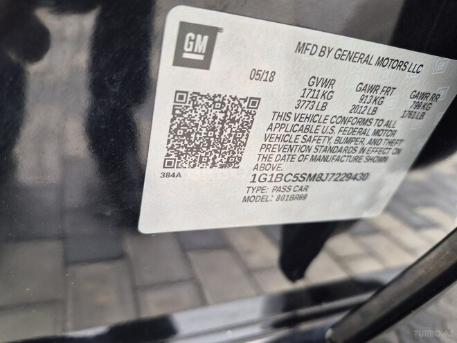 Chevrolet Cruze 2018, 146,000 km - 1.4 л - Bakı