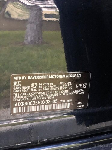 BMW X5 2017, 87,950 km - 3.0 l - Bakı